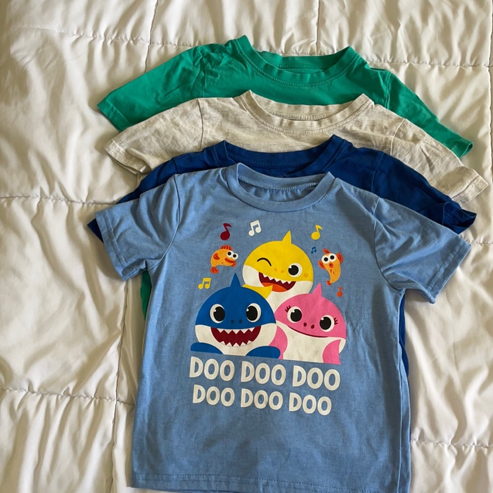 4 toddler shirts